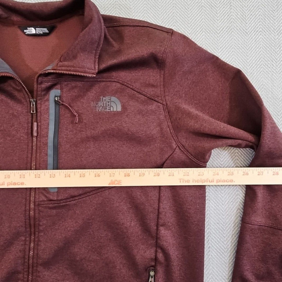 The North Face Men's Full Zip Fleece Performance Jacket Size XL/TG Brown - Picture 6 of 14